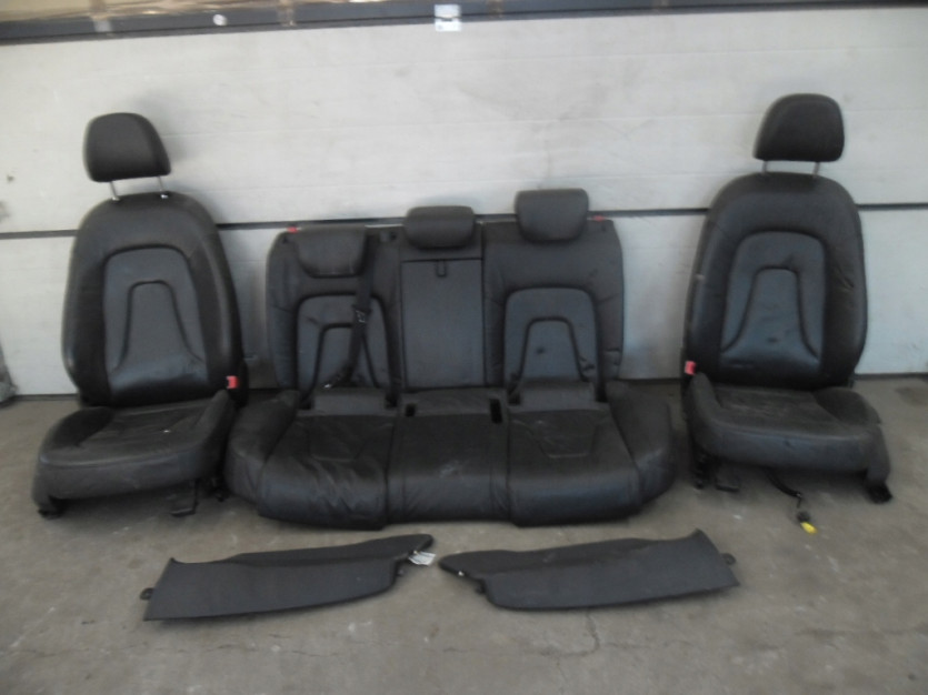 AUDI A4 B8 8K 2009 FOTELE KANAPA PRZOD TYL SKORA