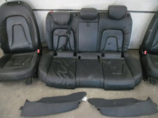 AUDI A4 B8 8K 2009 FOTELE KANAPA PRZOD TYL SKORA