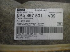 AUDI A4 B8 8K 2009 PODSUFITKA SEDAN 8K5867501 V39
