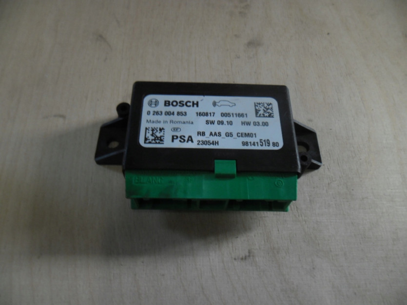 PEUGEOT 208 LIFT MODUL STEROWNIK PDC 9814151980