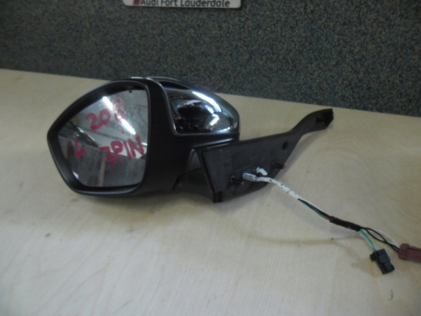 PEUGEOT 208 LIFT LUSTERKO LEWE 7 PIN CHROM