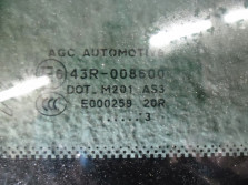 CITROEN DS3 SZYBA LEWA TYL TYLNA