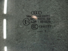AUDI A4 B7 8E 2006 SZYBA DRZWI PRAWA PRZOD PRZEDNI