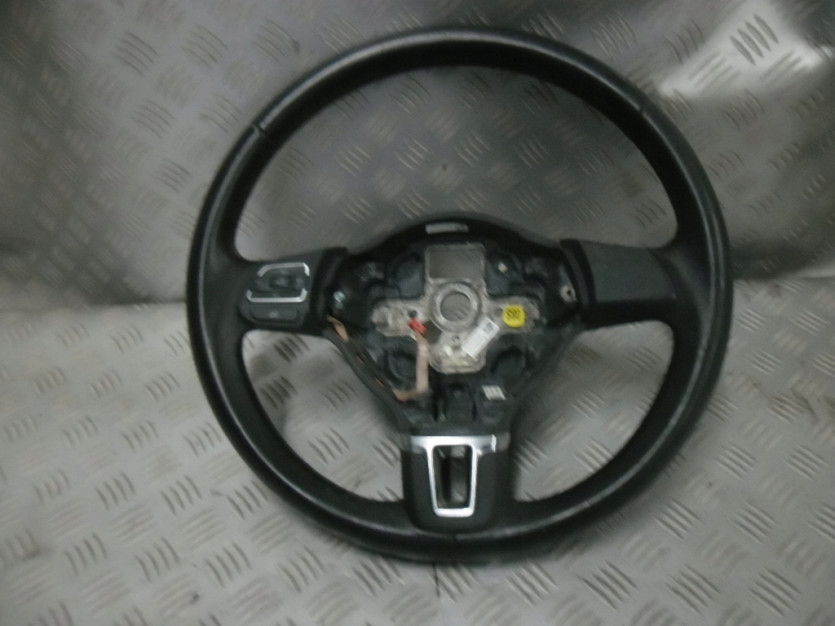 VW POLO 6R KIEROWNICA MULTIFUNKCYJNA SKORA