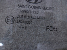 HYUNDAI I30 2010 SZYBA DRZWI LEWA TYL TYLNA