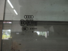 AUDI A8 4H D4 SZYBA DRZWI LEWA TYL LONG 4H4845205