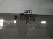 AUDI A8 D3 4E SZYBA DRZWI PRAWA PRZOD KLEJONA