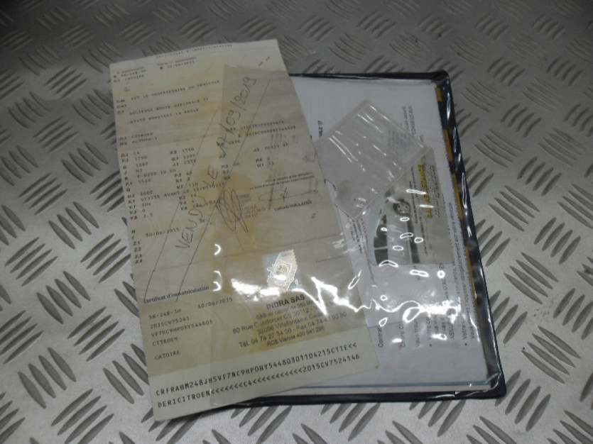 CITROEN C4 II B7 DOKUMENTY DOWOD KSIAZKA POJAZDU