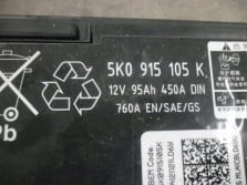 VW PASSAT B7 USA AKUMULATOR 95Ah 450A 5K0915105K