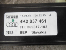 AUDI A6 C8 4K 2019 PODNOSNIK SZYBY LEWY PRZOD