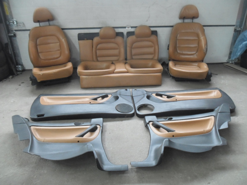 PEUGEOT 406 COUPE FOTELE KANAPA TAPICERKA SKORA
