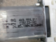 AUDI A6 C8 4K 2019 SILNIK SZYBY LEWY TYL 4K0959811