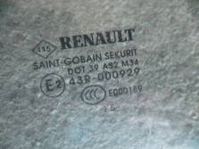 RENAULT TALISMAN SZYBA DRZWI LEWA TYL 2015