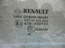 RENAULT TALISMAN SZYBA DRZWI PRAWA PRZOD 2016