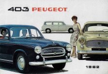 PEUGEOT 403 1967 AVANT LUSTERKO LEWE ZEWNETRZNE