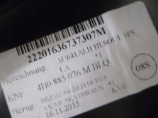 AUDI A8 4H D4 2016 LIFT PODLOKIETNIK TYL TYLNY BLQ