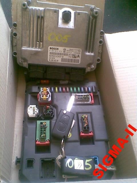 CITROEN C3 DS3 KOMPUTER BSI EDC16C34 9664843780