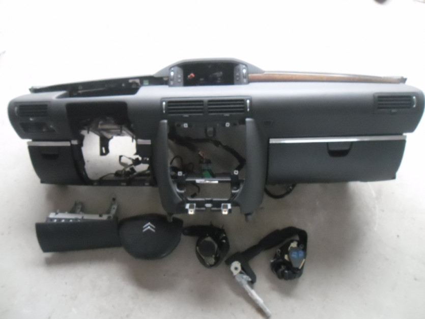 CITROEN C6 2007 DESKA KONSOLA AIRBAG PASY