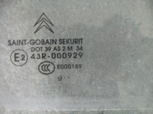 CITROEN C5 III X7 SZYBA PRAWA PRZOD PRZEDNIA DRZWI