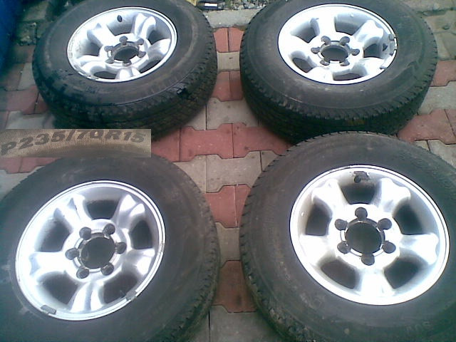FELGI ALUMINIOWE 15 NISSAN TERRANO II OPONY 235/70