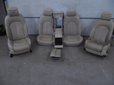 AUDI A8 4H D4 2013 FOTELE PRZOD TYL KANAPA SKORA