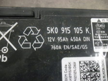 VW PASSAT B7 USA AKUMULATOR 95Ah 450A 5K0915105K