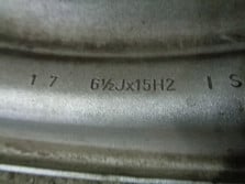 PEUGEOT PARTNER FELGA STALOWA 6,5Jx15H2