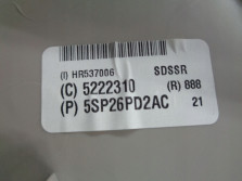 CHRYSLER PACIFICA 2018 OSLONA PROGU PRAWA