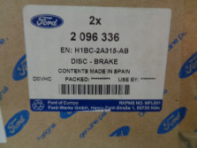 FORD TARCZE HAMULCOWE H1BC-2A315-AB 2096336 2 SZT.