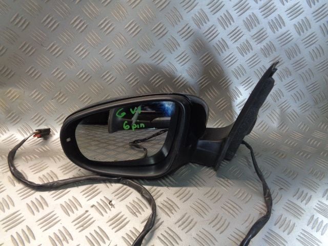 VW GOLF VI 6 LUSTERKO 6 PIN LEWE PRZOD PRZEDNIE