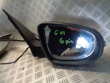 VW GOLF VI 6 LUSTERKO 6 PIN PRAWE PRZOD PRZEDNIE
