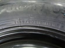 MERCEDES BENZ ML W164 KOLO ZAPASOWE DOJAZDOWE DUNLOP 155 90 R18 A1644000002