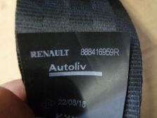 DACIA SANDERO II PAS BEZPIECZENSTWA TYL TYLNY