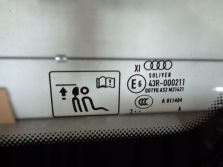 AUDI A8 D4 3.0 TFSI SZYBA SZYBKA PRAWA TYL TROJKAT