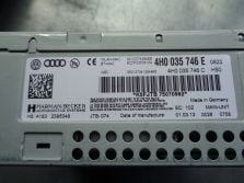 AUDI A8 D4 4H 2013 RADIO NAWIGACJA NAVI 4H0035746E