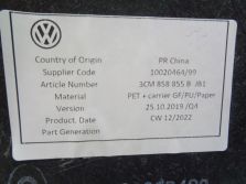 VW ATLAS CROSS POLKA BAGAZNIKA PLYTA PODLOGOWA