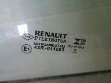 RENAULT MEGANE V E-TECH 2022 SZYBA DRZWI PRAWA PRZOD PRZEDNIA 43R-011583