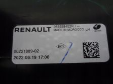 RENAULT MEGANE V E-TECH 2022 LAMPA LEWA TYL TYLNA 265558452R