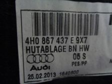 AUDI A8 D4 4H 3,0TFSI TAPICERKA POLKI BAGAZNIKA