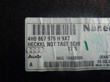 AUDI A8 D4 4H 3,0TFSI WYKLADZINA TAPICERKA KLAPY TYL