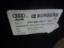 AUDI A8 D4 4H 3,0TFSI PODLOGA BAGAZNIKA WYKLADZINA