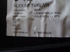 AUDI A5/S5 8T 2010 COUPE TAPICERKA DRZWI PRAWY PRZOD KOLOR SOUL