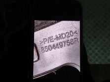DACIA SANDERO II LIFT 2019 ŚLIZG ZDERZAKA PRAWY TYŁ TYLNI