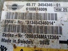 MINI COOPER R56 2010 SENSOR PODUSZKI AIRBAG 3454346