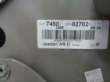 RENAULT ZOE 2016 TAPICERKA BOCZEK DRZWI PRAWY TYŁ TYLNI