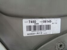 RENAULT ZOE 2016 TAPICERKA BOCZEK DRZWI PRZWY PRZÓD PRZEDNI