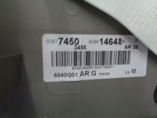 RENAULT ZOE 2016 TAPICERKA BOCZEK DRZWI LEWY TYŁ TYLNI