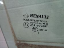 RENAULT ZOE 2016 SZYBA DRZWI PRAWY PRAWA PRZÓD PRZEDNIA