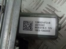 RENAULT ZOE 2016 PODNOŚNIK SZYBY PRAWY PRZÓD 1280014712