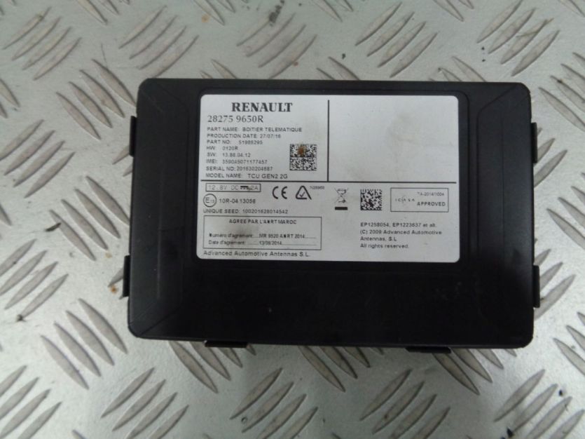 RENAULT ZOE 2016 MODUŁ STEROWNIK 282759650R